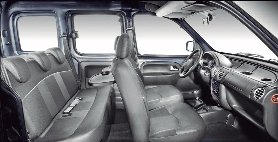Interior de una unidad adaptada